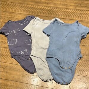 Cloud Island Onesie Set 12M